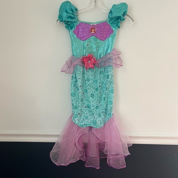 Disney Other - Disney Store The Little Mermaid Ariel Costume Dress Up Dress Size Toddler 3-4
